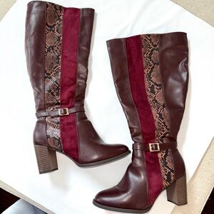 Cloudwalkers Joval Brown and Marion  Heeled Boots